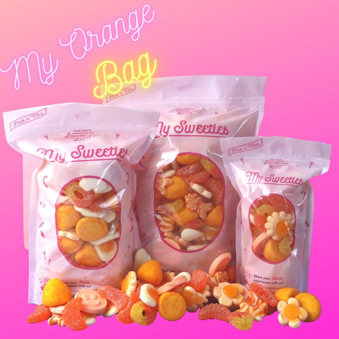 My Orange Sweeties Bag – My Sweeties Sweet Shop