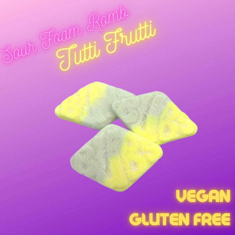 BUBS Sour Foam Romb Tutti Frutti (100g)