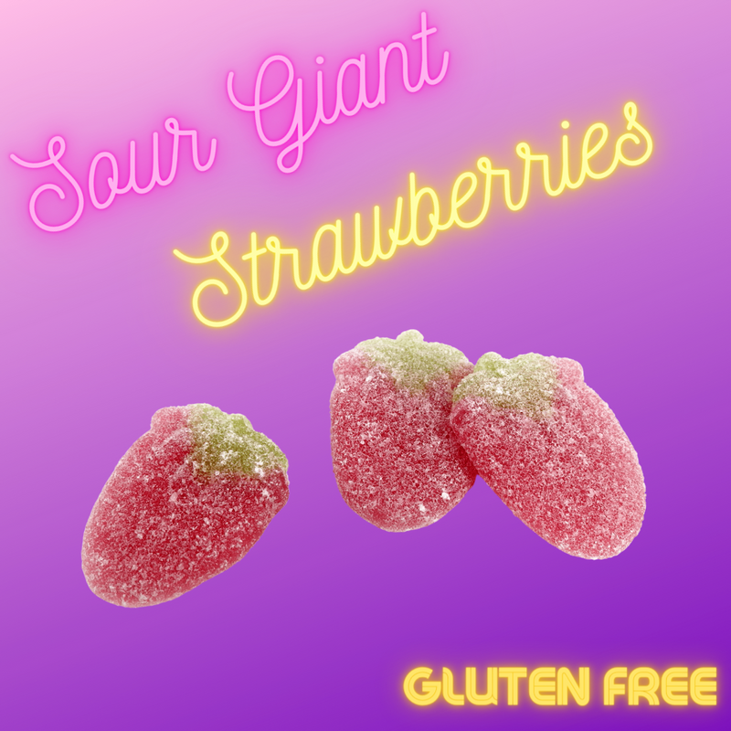 Sour Giant Strawberries (100g)