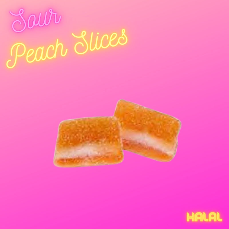 Sour Peach Slices (100g)