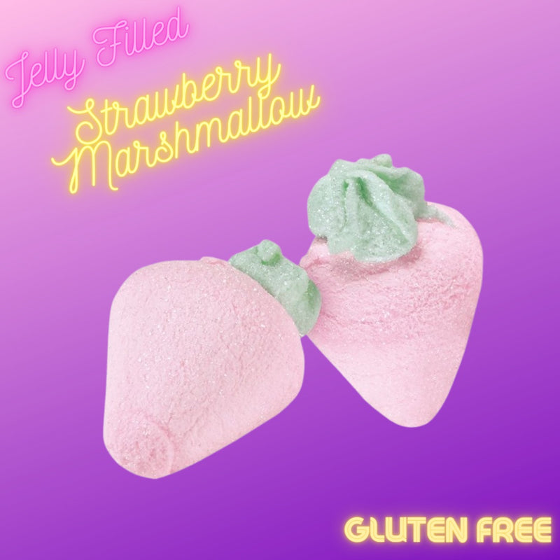 Jelly Filled Strawberry Marshmallows (50g)