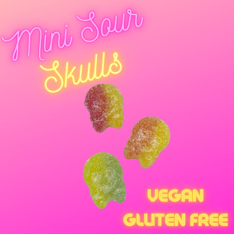 BUBS Mini Sour Foam Skulls (100g)