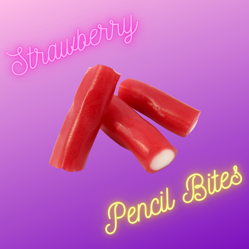 Strawberry Pencil Bites (100g)