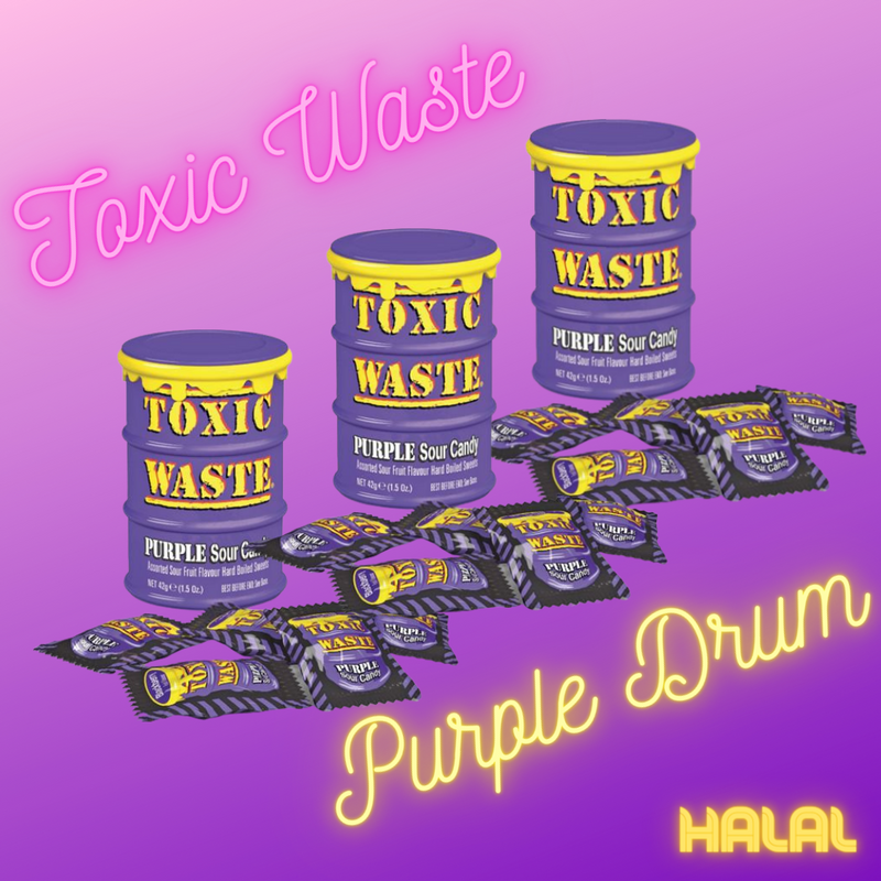 Toxic Waste Purple Drum (Each)