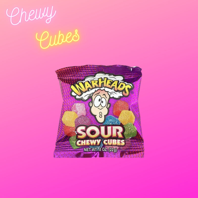 Warheads Sour Chewy Cubes (Each)