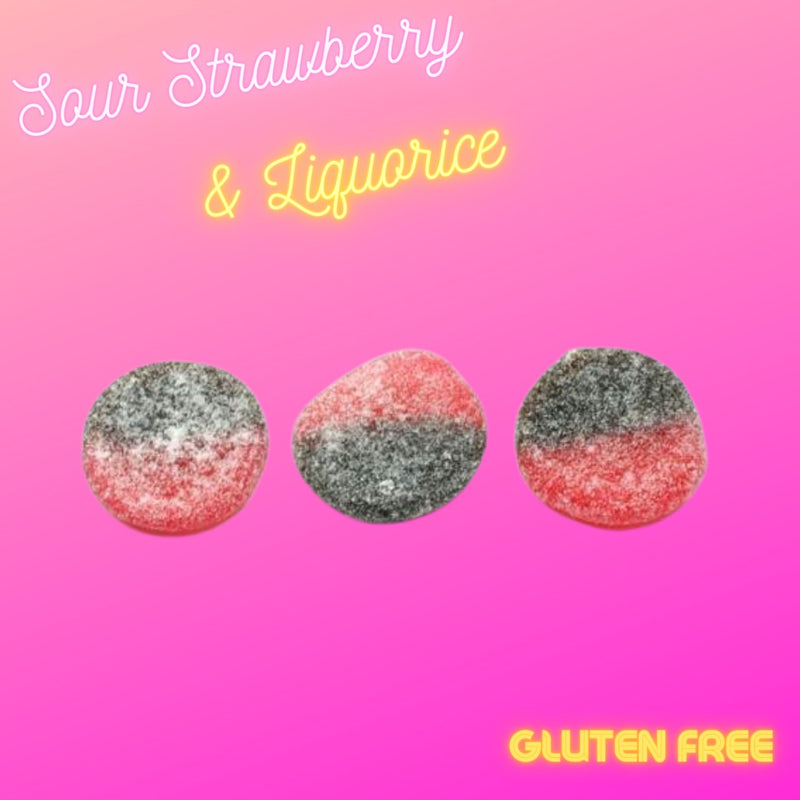 BUBS Sour Strawberry Liquorice (100g)