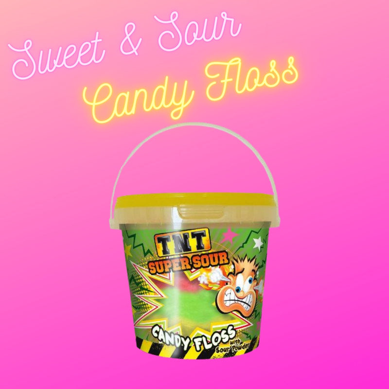 TNT Sweet & Sour Candy Floss (Each)