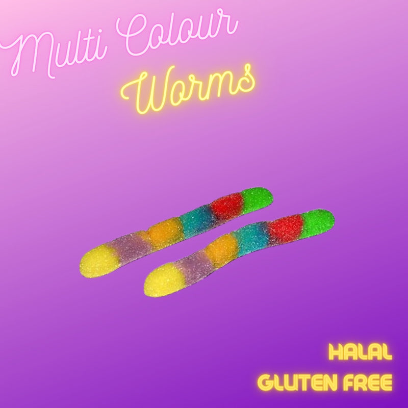Colourful Worms (100g)