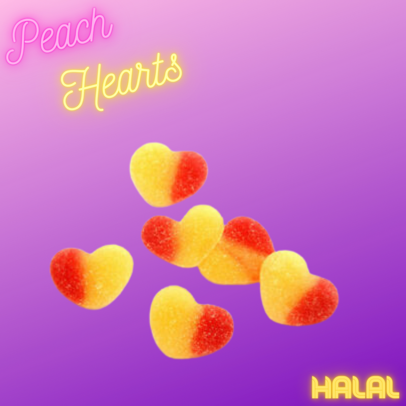 Peach Hearts (100g)