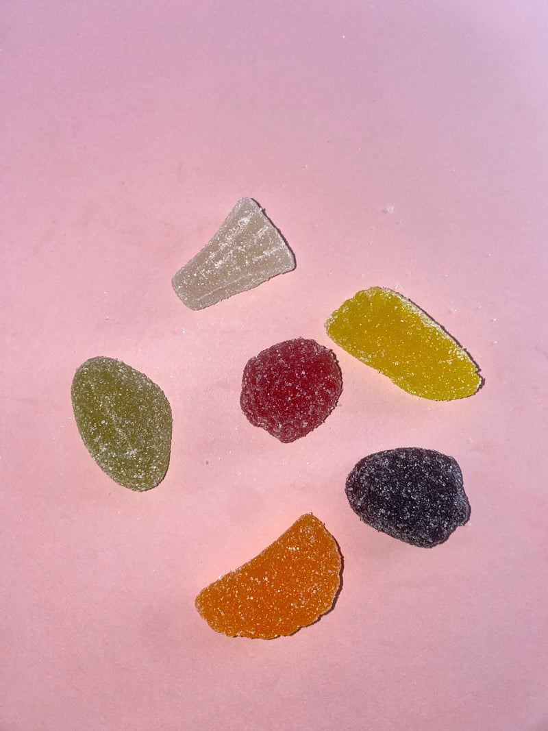 Fruit jellies sugar coated (100g)