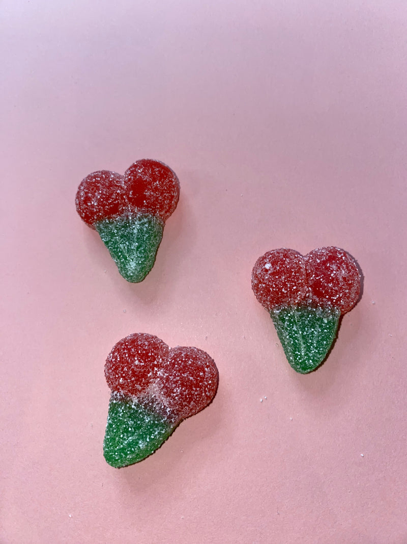 Fizzy twin cherries (100g)
