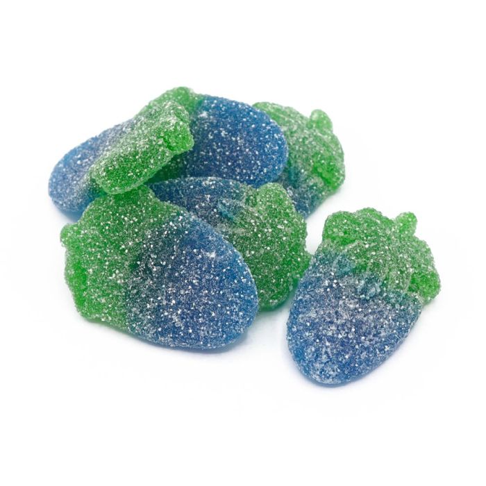 Fizzy blue raspberries (100g)